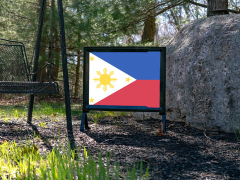 Flag Philippines Yardsy Sign