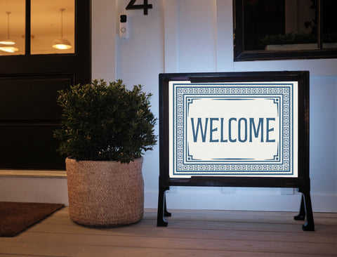 Luxe Welcome Yardsy Sign