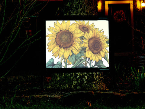Sunny Sunflowers Decoration Yardsy Sign