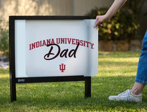 Indiana Dad Yardsy Sign yard sign