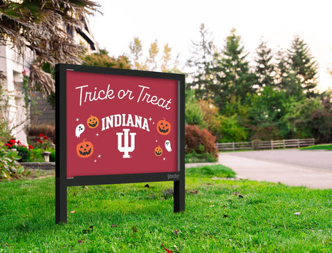 Indiana University Halloween Trick Or Treat Yardsy Sign Yard