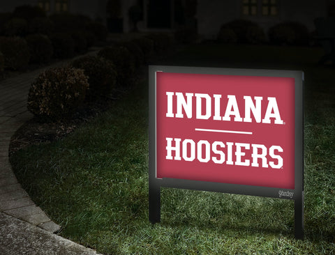 Indiana University Hoosiers Crimson Yardsy Sign Walkway