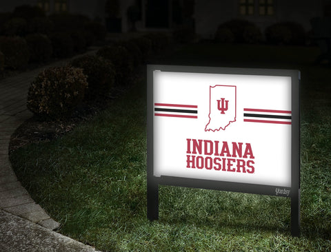 Indiana University Hoosiers White Yardsy Sign Walkway