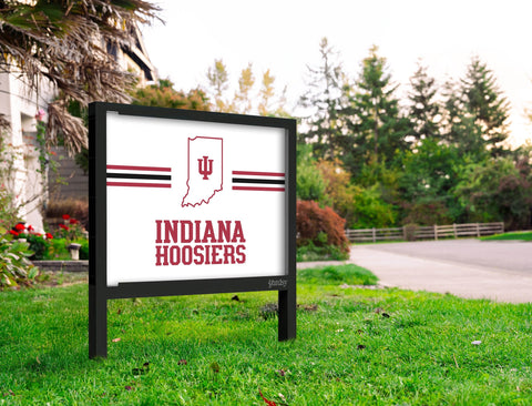 Indiana University Hoosiers White Yardsy Sign Yard