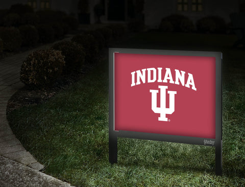Indiana University Iu Crimson Yardsy Sign Walkway