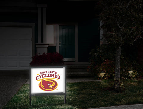 Iowa State Cyclones White Yardsy Sign