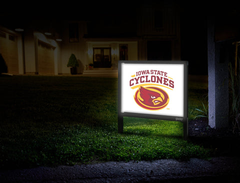 Iowa State Cyclones White Yardsy Sign