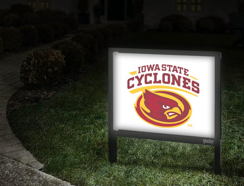 Iowa State Cyclones White Yardsy Sign
