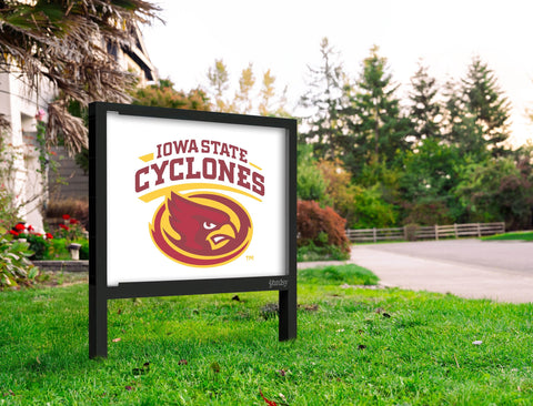 Iowa State Cyclones White Yardsy Sign