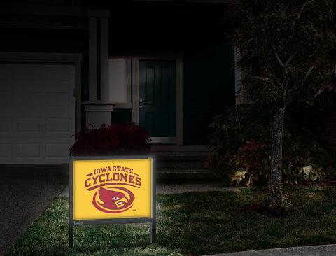 Iowa State Cyclones Yellow Yardsy Sign