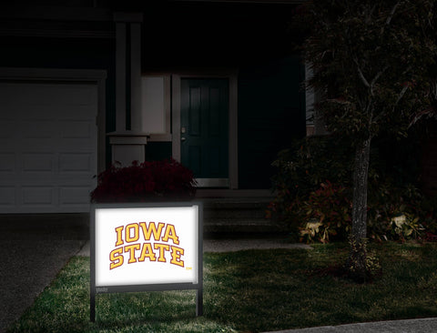 Iowa State Arc White Yardsy Sign