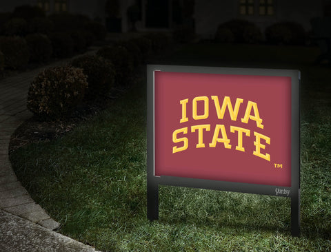 Iowa State Red Arc Yardsy Sign