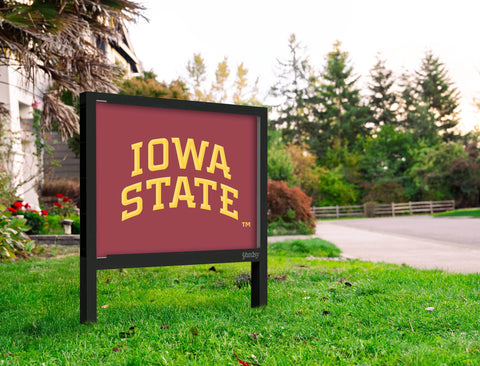 Iowa State Red Arc Yardsy Sign