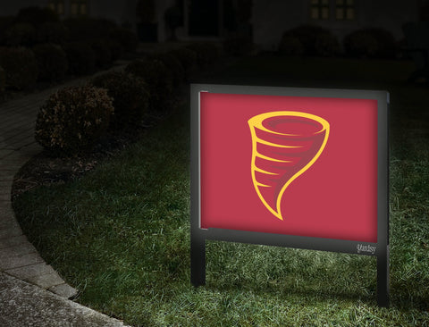 Iowa State Cyclones Solo Red Yardsy Sign