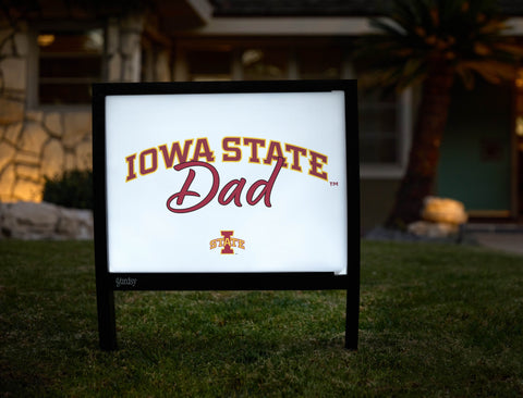 Iowa State Dad Yardsy Sign yard sign