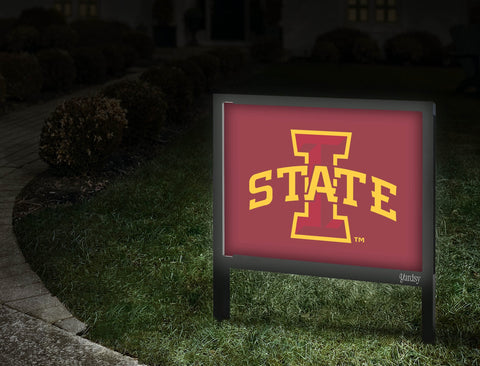 Iowa State Dark Red Yardsy Sign