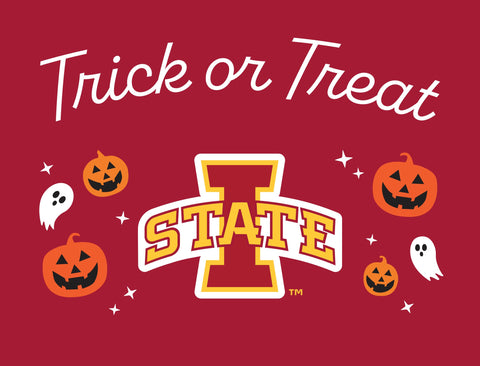 Iowa State Halloween Trick Or Treat Yardsy Sign yard sign