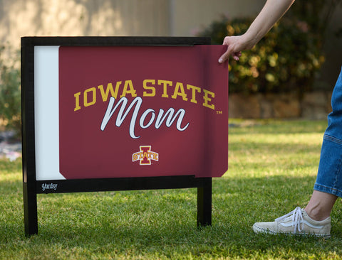 Iowa State Mom Yardsy Sign yard sign