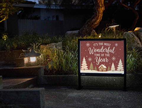 It's The Most Wonderful Time Of The Year Yardsy Sign yard sign