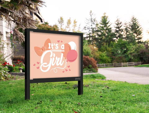 Its A Girl Yardsy Sign Yard