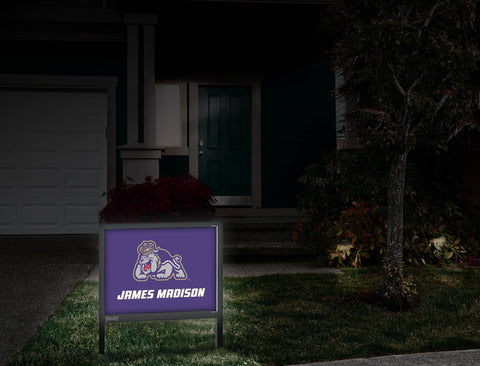 James Madison Duke Purple Yardsy Sign