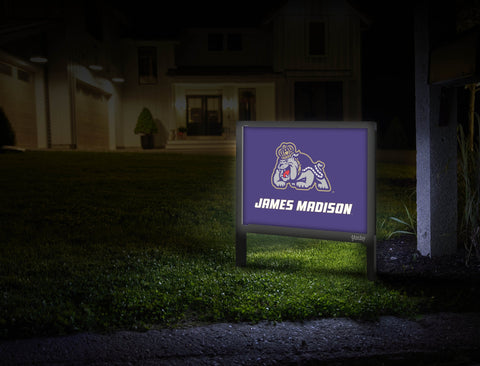 James Madison Duke Purple Yardsy Sign