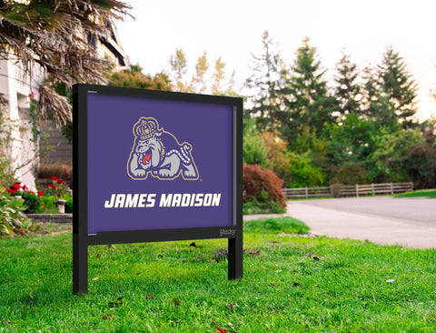 James Madison Duke Purple Yardsy Sign