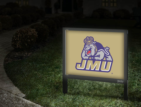 JMU Duke Dog Combo Gold Yardsy Sign