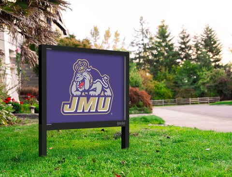 JMU Duke Dog Combo Purple Yardsy Sign