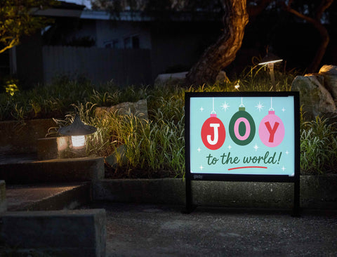 Joy To The World Ornaments Yardsy Sign yard sign