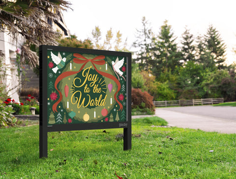 Joy To The World Yard Sign Yard
