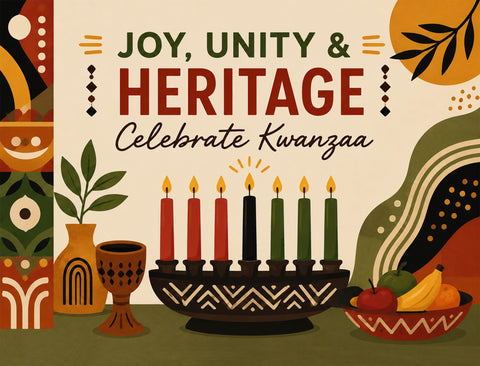 Joy, Unity, & Heritage Kwanzaa Yardsy Sign yard sign