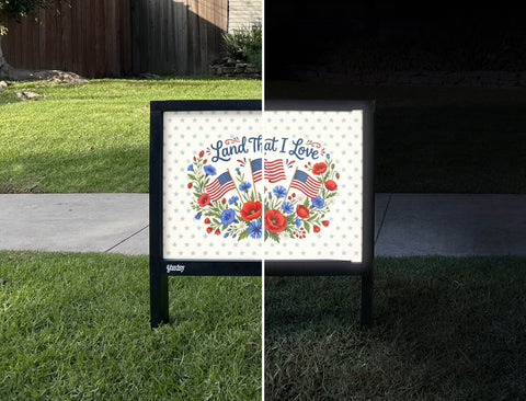 Land That I Love Patriotic Yardsy Sign yard sign