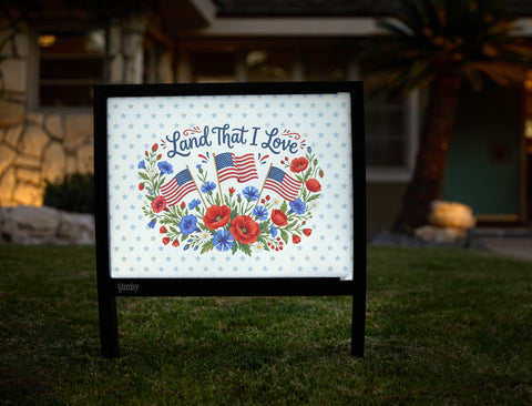 Land That I Love Patriotic Yardsy Sign yard sign