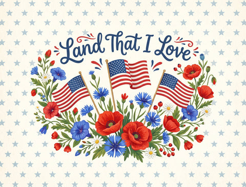 Land That I Love Patriotic Yardsy Sign yard sign