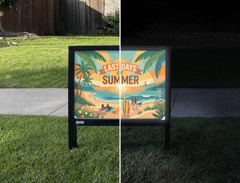Last Days of Summer Yardsy Sign yard sign