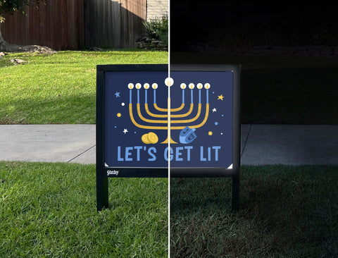 Let's Get Lit Yardsy Sign yard sign