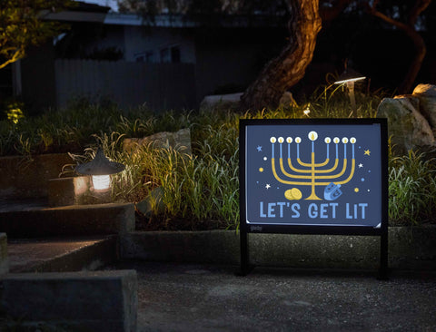 Let's Get Lit Yardsy Sign yard sign