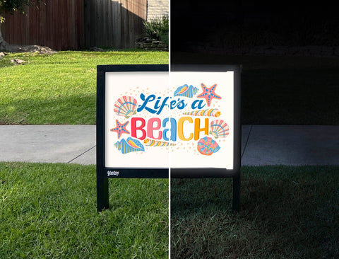 Lifes A Beach Yardsy Sign yard sign