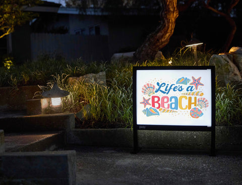 Lifes A Beach Yardsy Sign yard sign