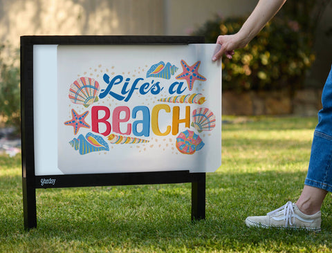 Lifes A Beach Yardsy Sign yard sign