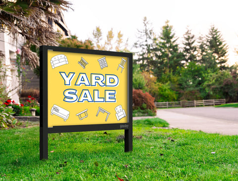 Line Art Yard Sale Yard