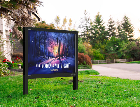 Lord Is My Light Yardsy Sign Yard.Jpg