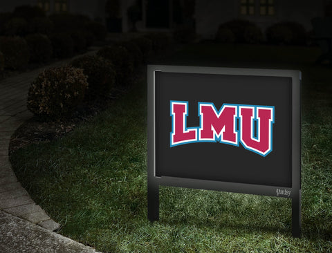 LMU Athletics Mark Black Yardsy Sign