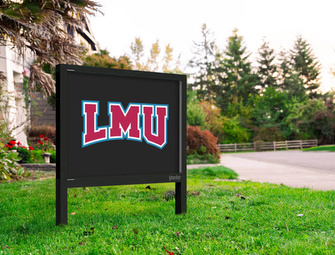 LMU Athletics Mark Black Yardsy Sign