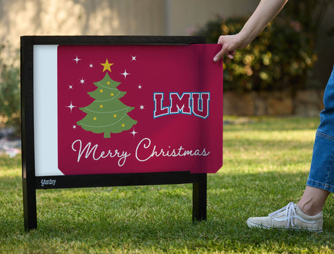 Loyola Marymount Merry Christmas Yardsy Sign yard sign
