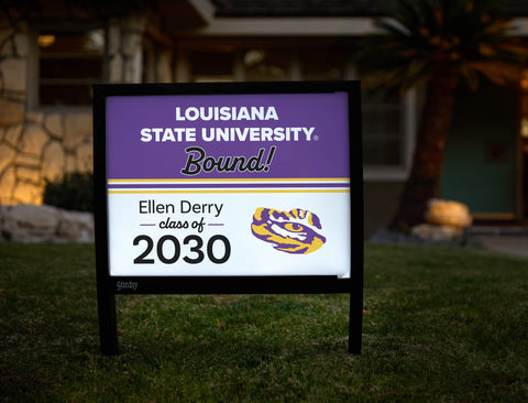 Lsu College Bound Custom Yardsy Sign yard sign