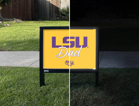 LSU Dad Yardsy Sign yard sign