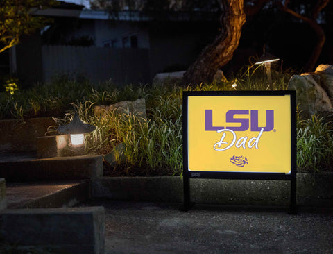 LSU Dad Yardsy Sign yard sign