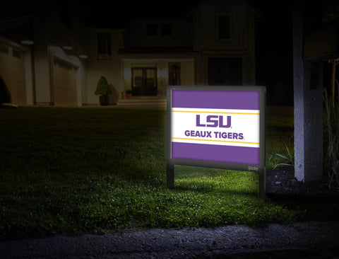 Lsu Geaux Tigers Purple Yardsy Sign Mailbox